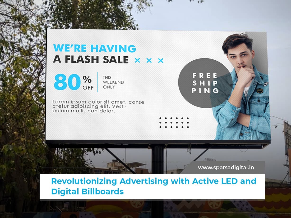 Charbagh Side sample digital billboard